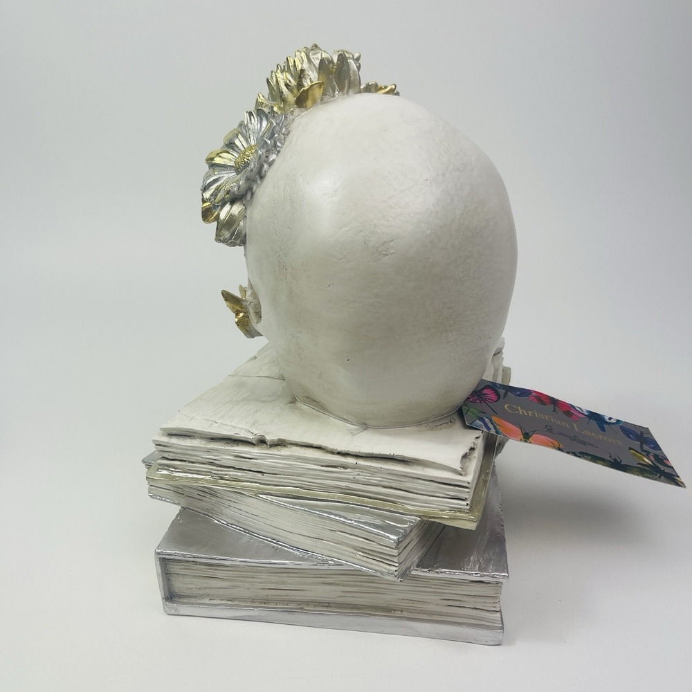 Christian Lacroix Skull Skeleton Head On Old Books Halloween Spooky 2025 Collect - Picture 11 of 16